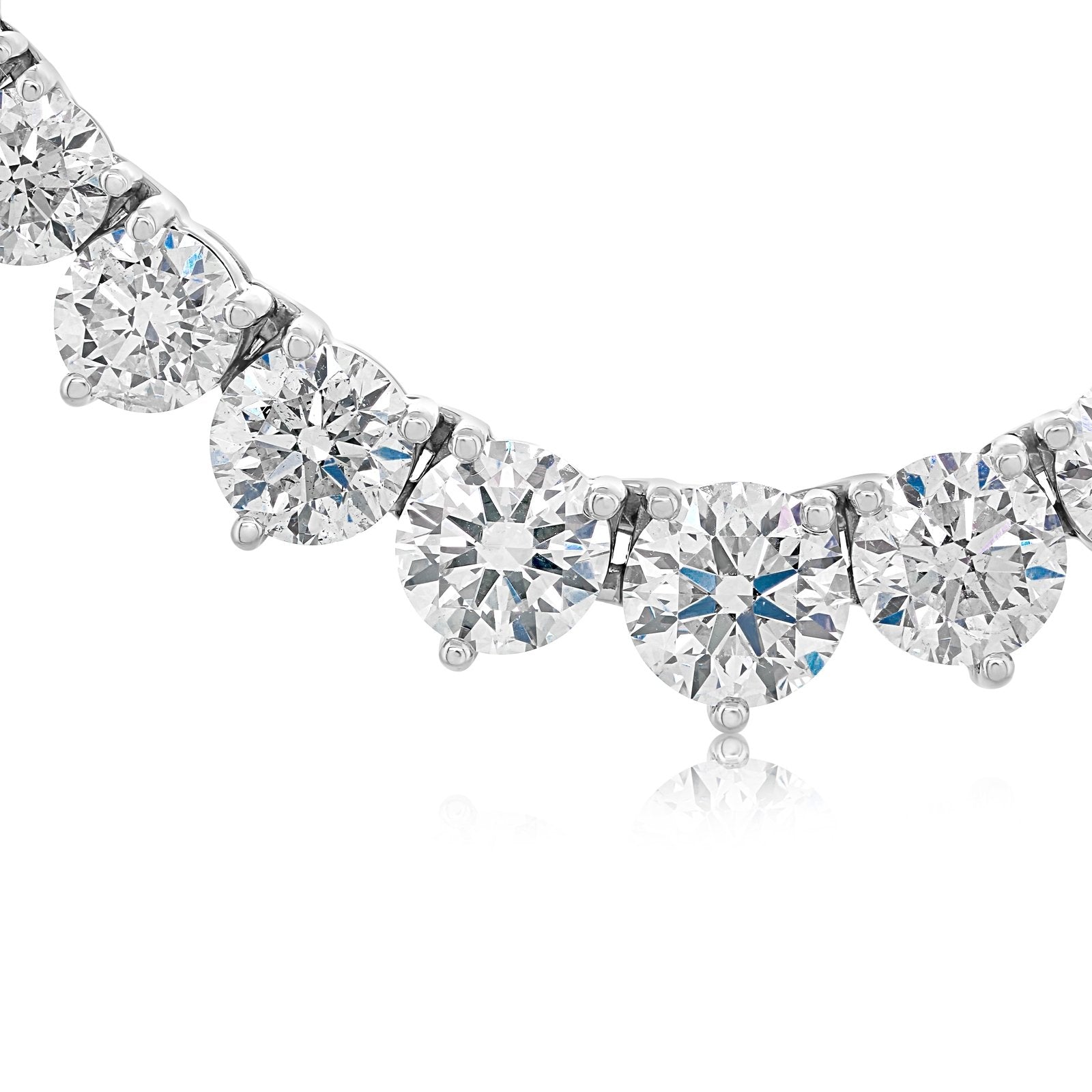 12 Carat Riviera Necklace - 2 For Sale on 1stDibs | 12 carat diamond  necklace, 12 carat necklace